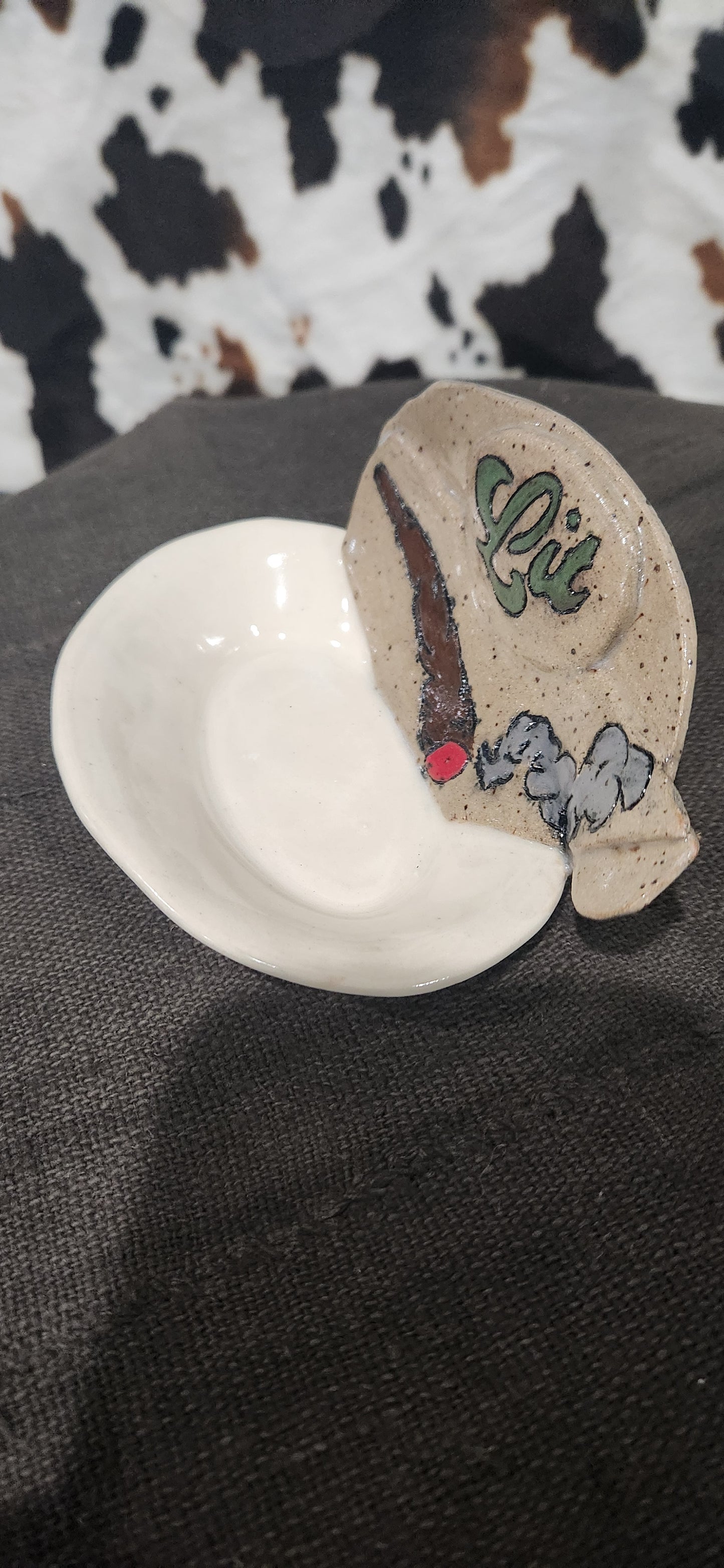Lit Spliff Oval Wt - Tray