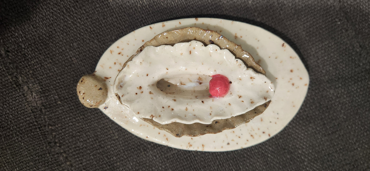 Pussy Pipe Speckled Wt - Pipe