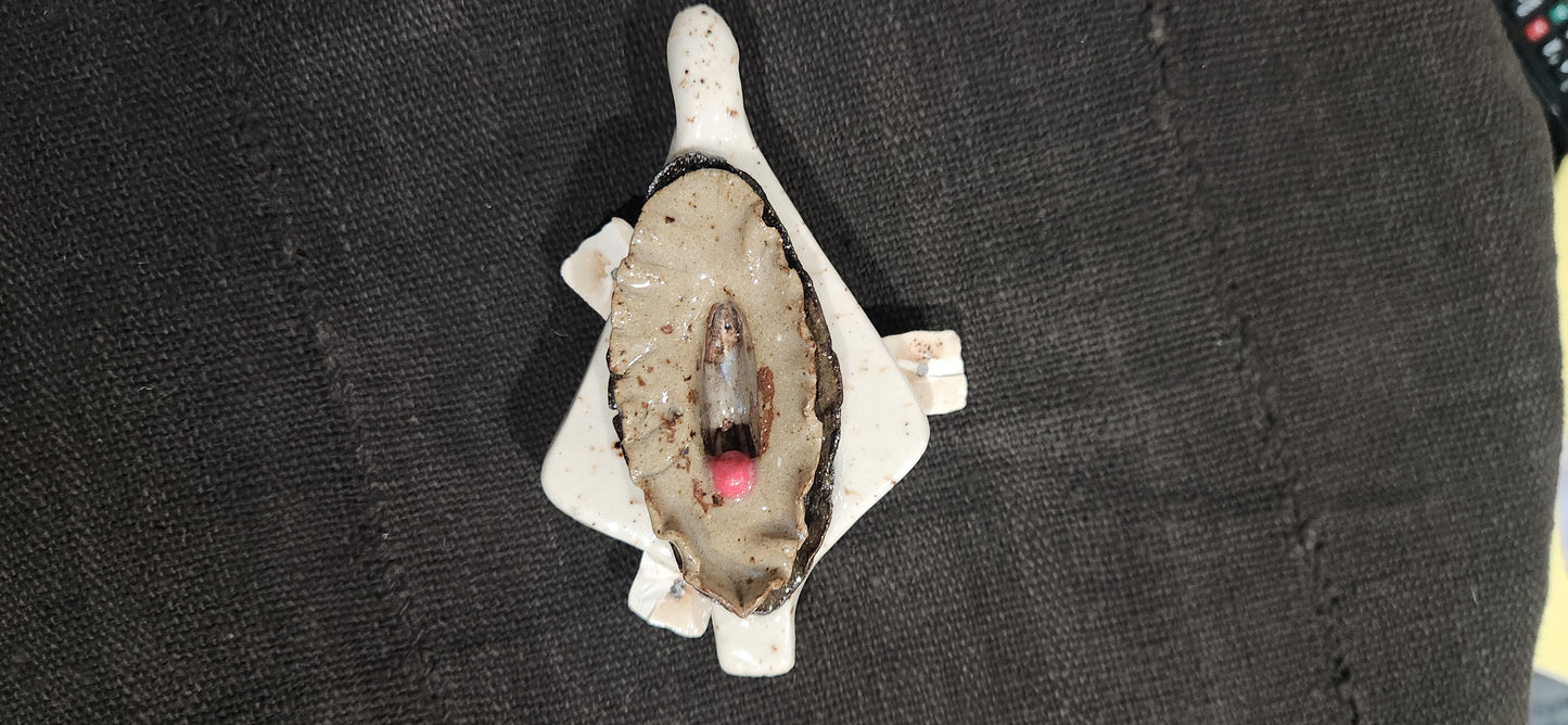 Pussy Pipe Speckled Wt - Pipe