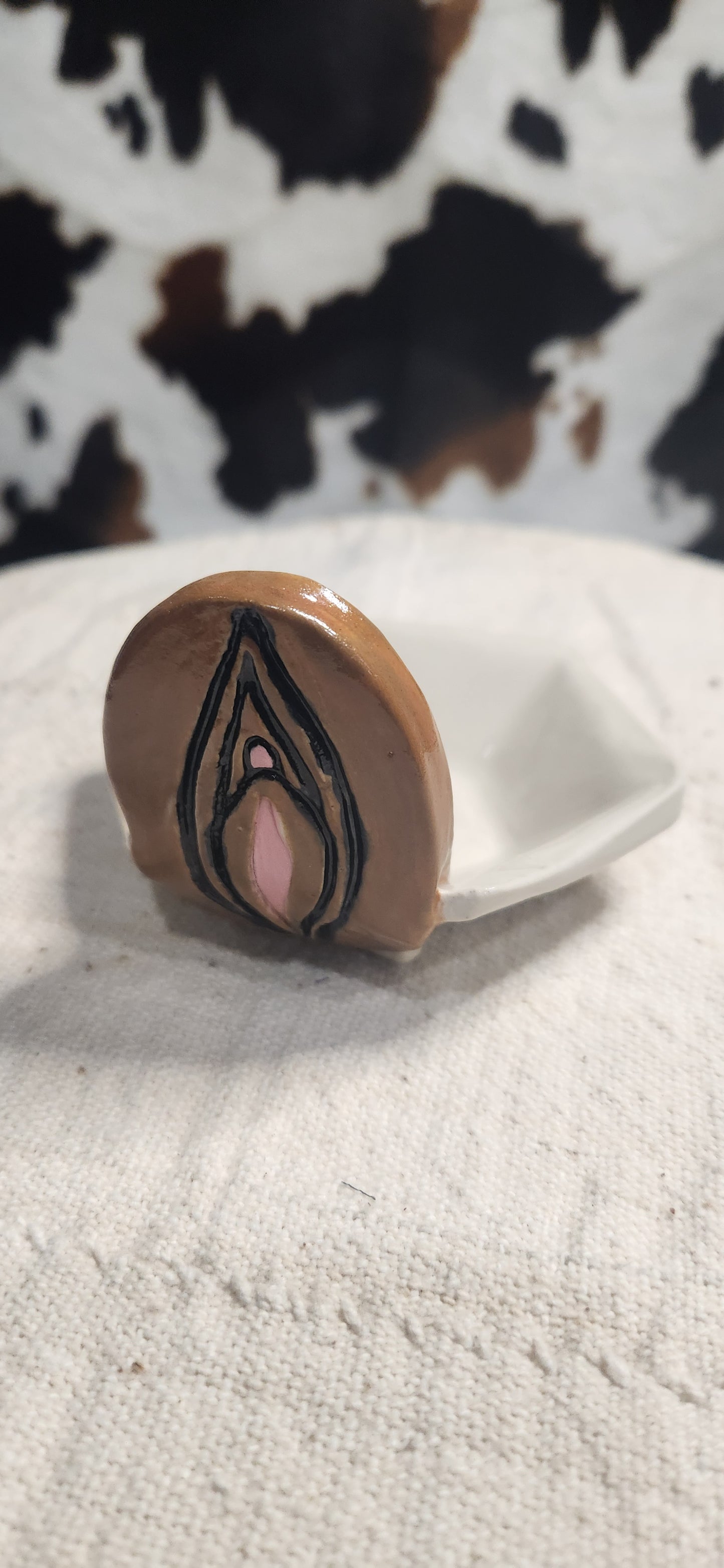 Vulva Tray Hex White - Mini Tray