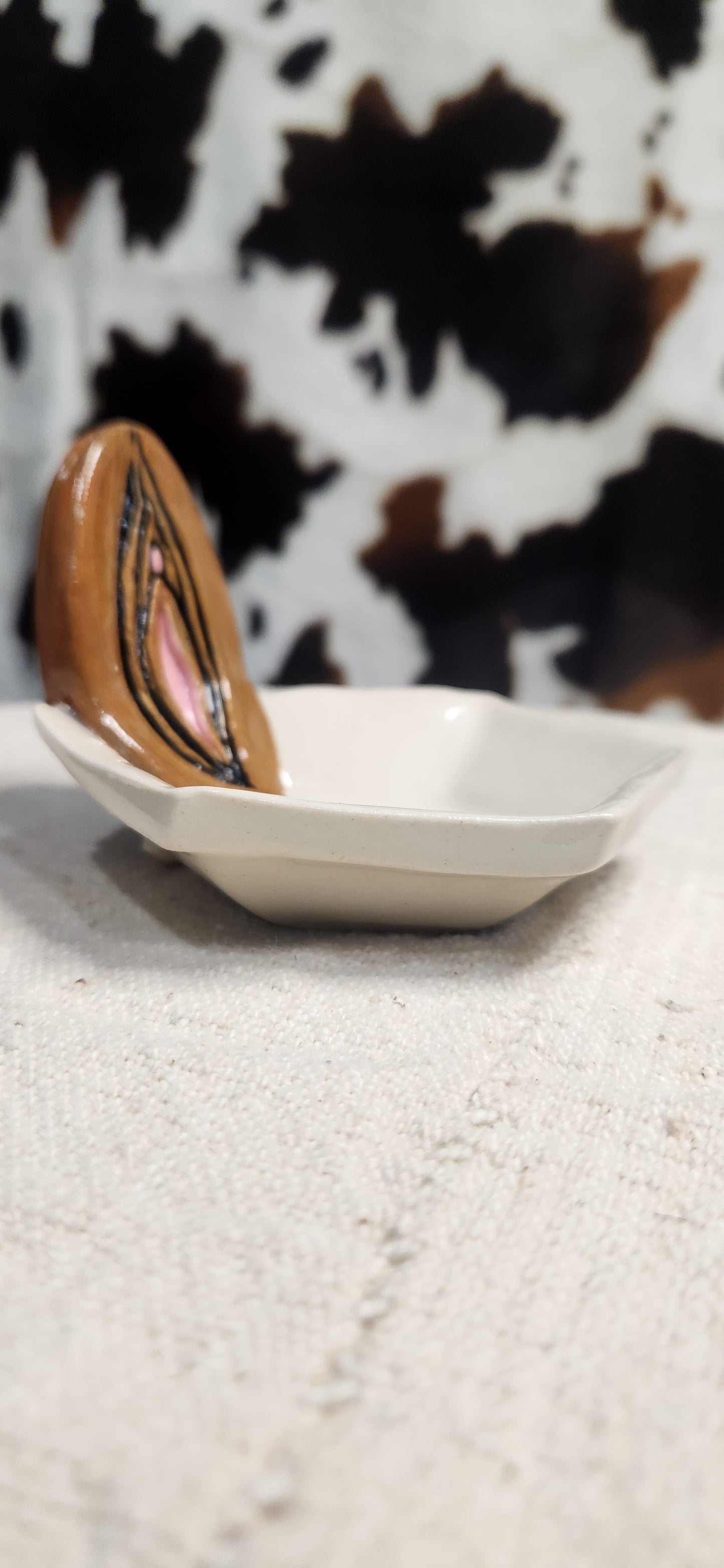 Vulva Tray Hex White - Mini Tray