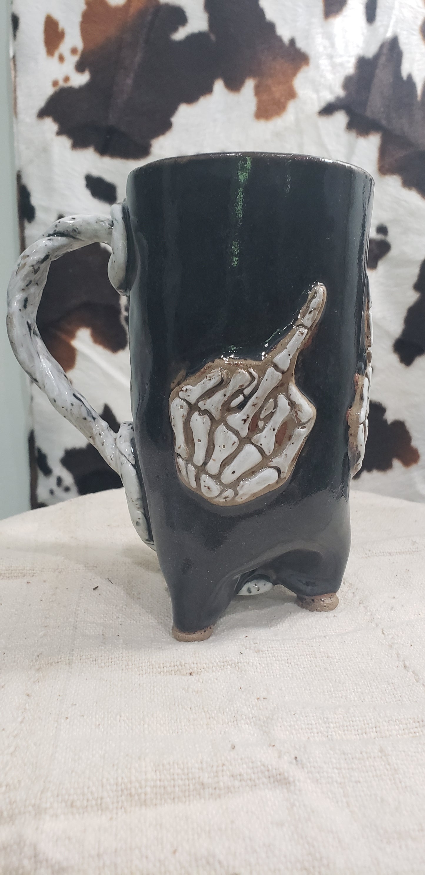 Skeleton F U Mug