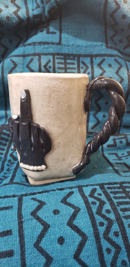 FU Black/White Polish - Mug
