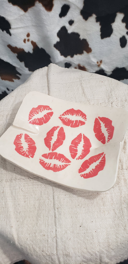 Red Hot Lips Small Tray