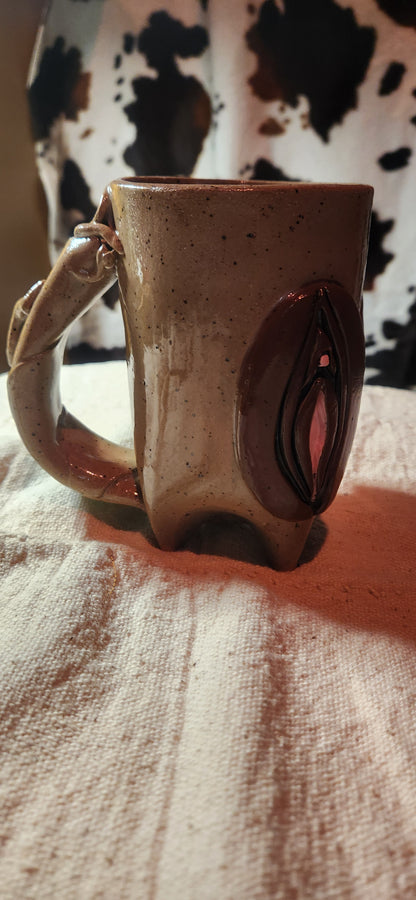 Vulvalicious Speckled Brn - Mug