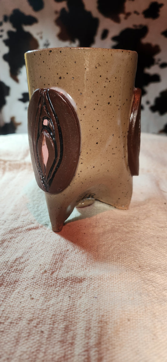 Vulvalicious Speckled Brn - Mug
