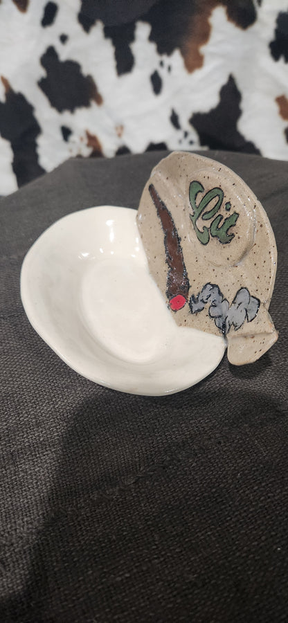Lit Spliff Oval Wt - Tray