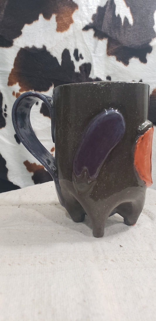 Emoji Eggplant Peach - Mug