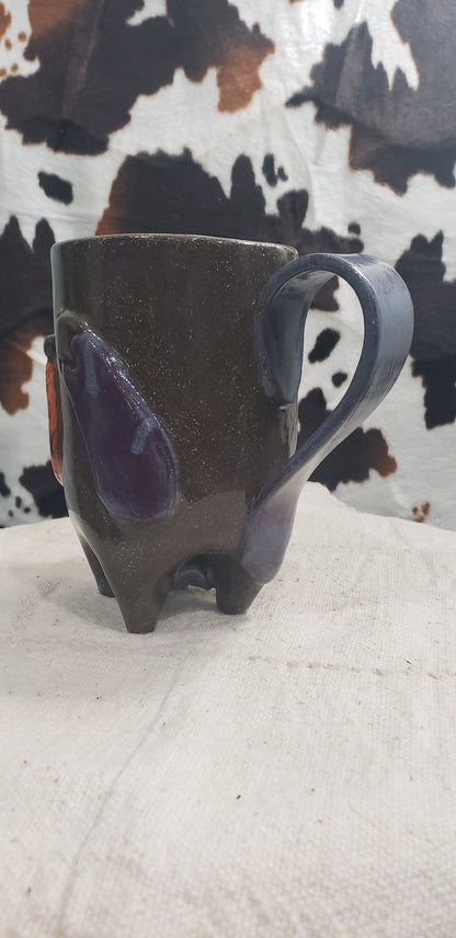 Emoji Eggplant Peach - Mug