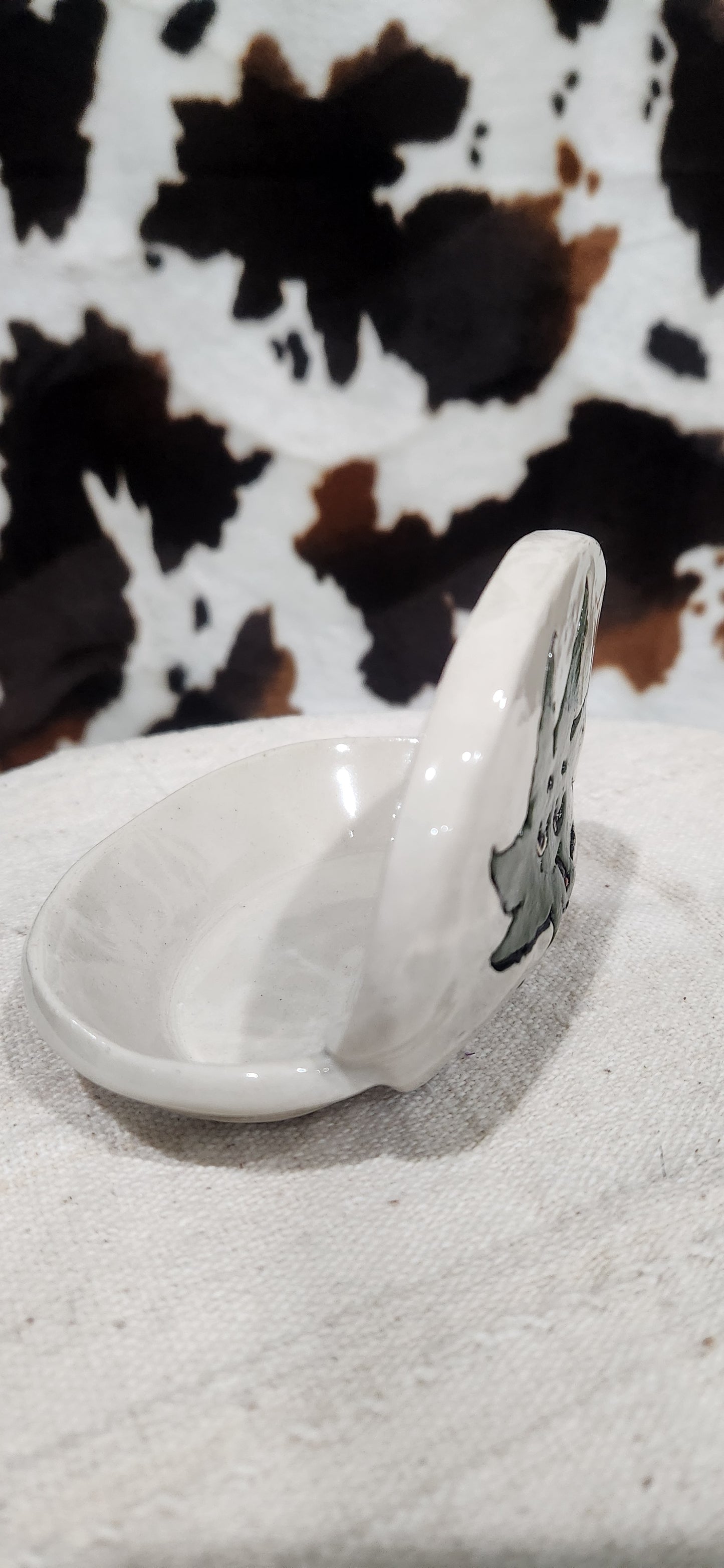 Faded Leaf Oval - Mini Tray