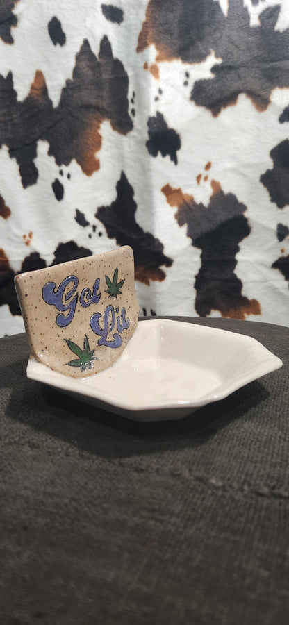 Get Lit Speckled Wt Hex - Tray