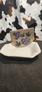 Get Lit Speckled Wt Hex - Tray