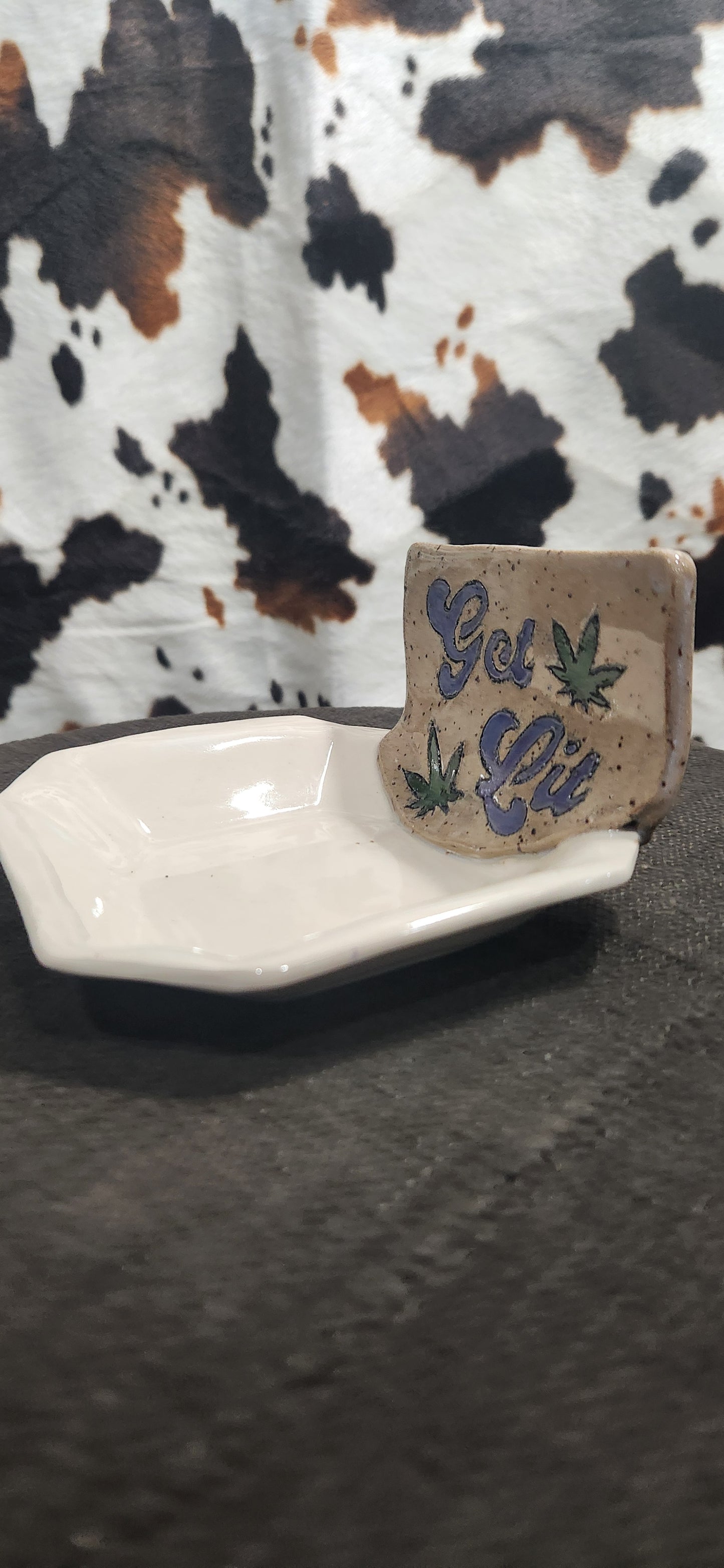 Get Lit Speckled Wt Hex - Tray