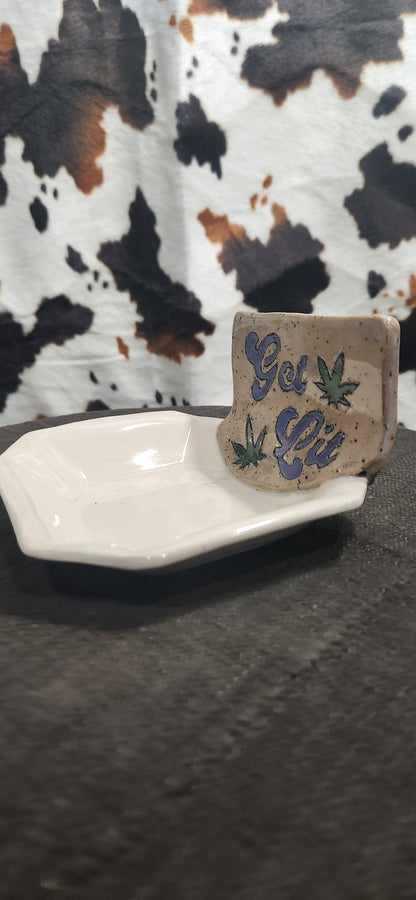 Get Lit Speckled Wt Hex - Tray