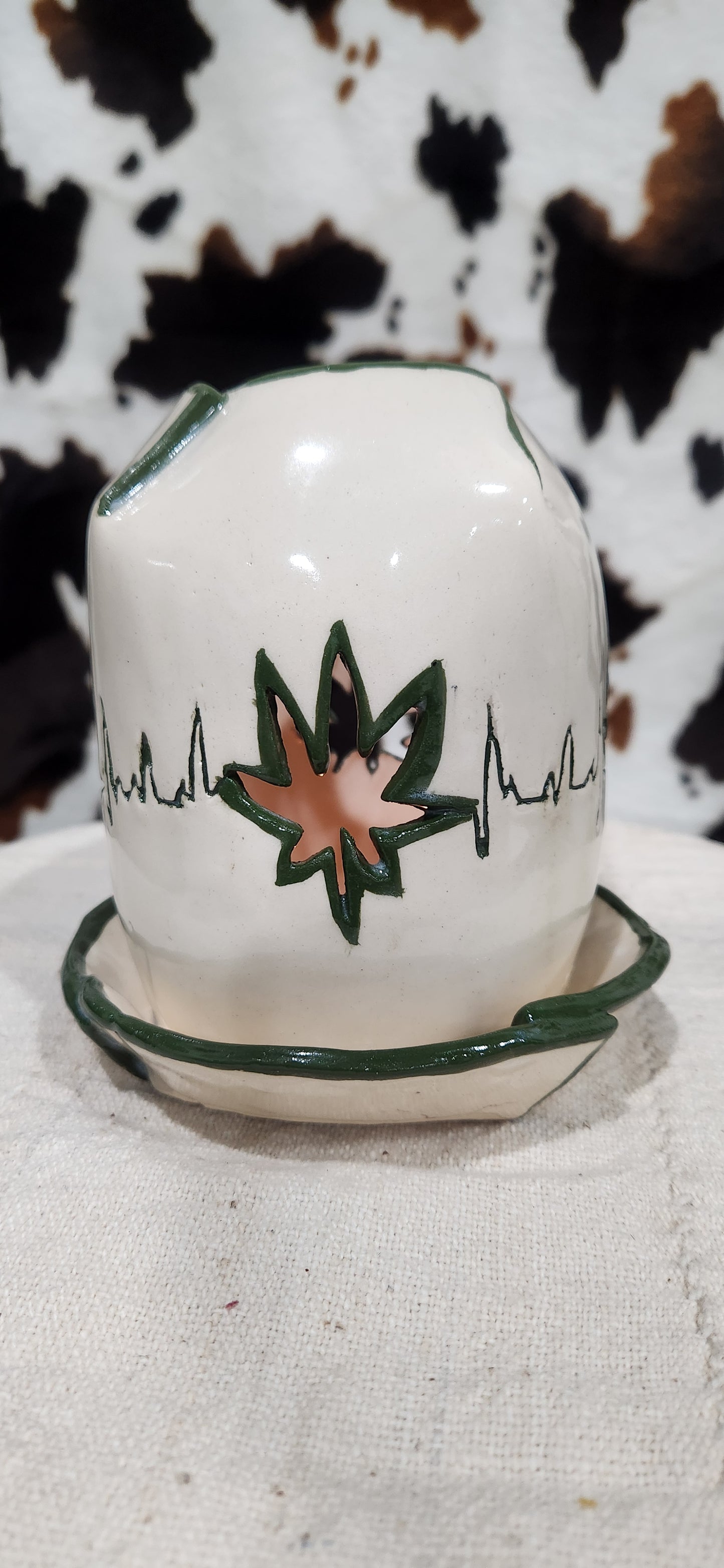 Heartbeat of a Leaf - Candle Holder
