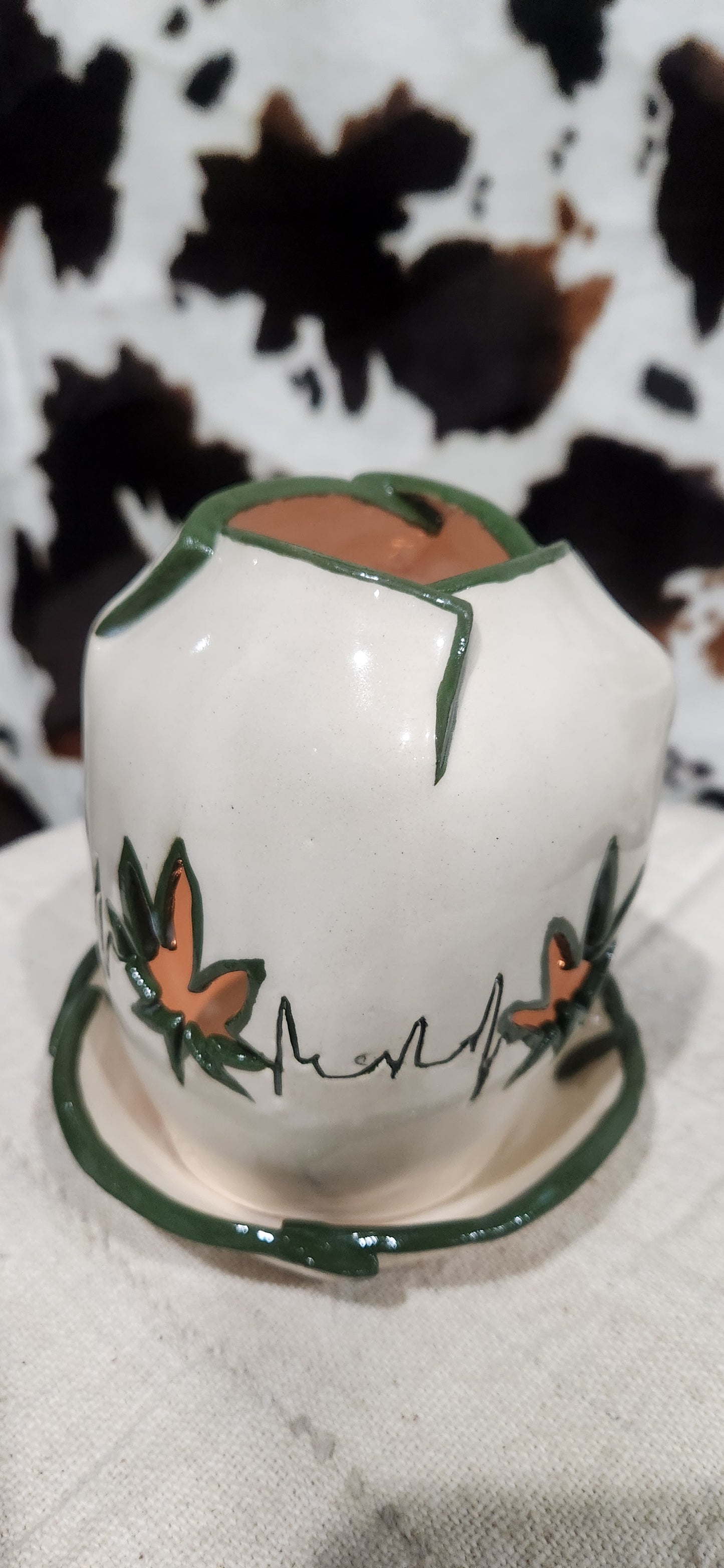 Heartbeat of a Leaf - Candle Holder