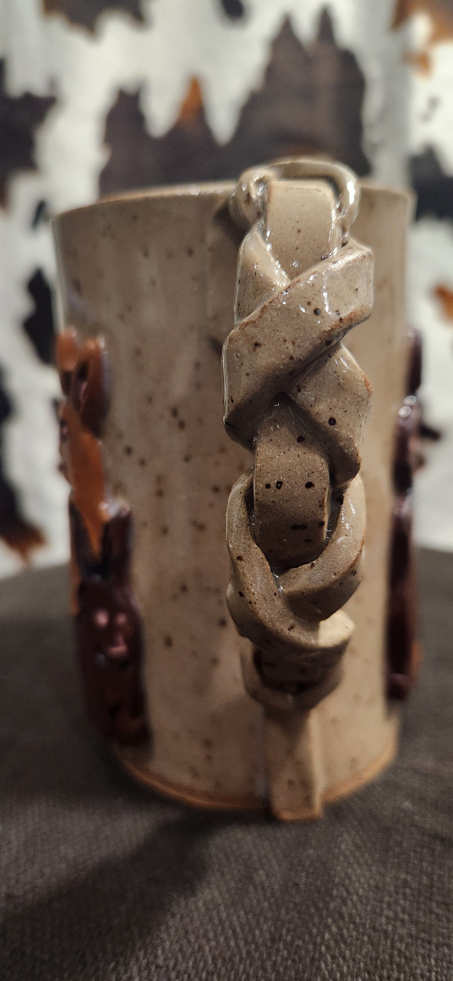 Humping Hares Speckled Brn - Mug