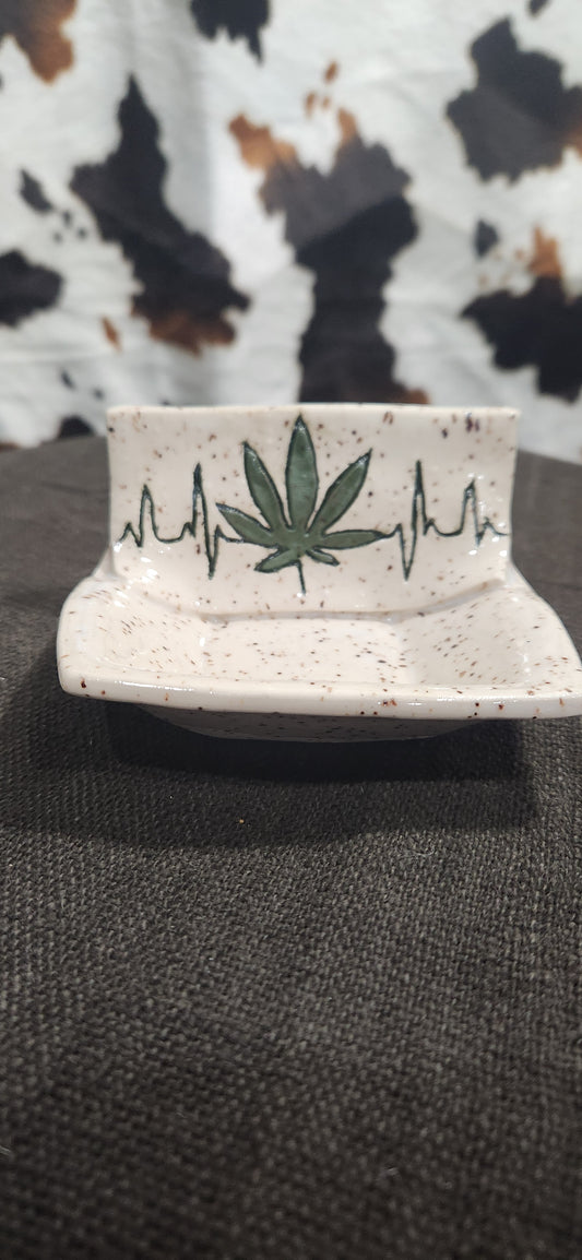 Pulse Of A Leaf Sq - Tray