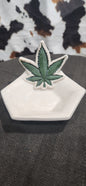 Leaf Solid Wt Border Hex = Tray