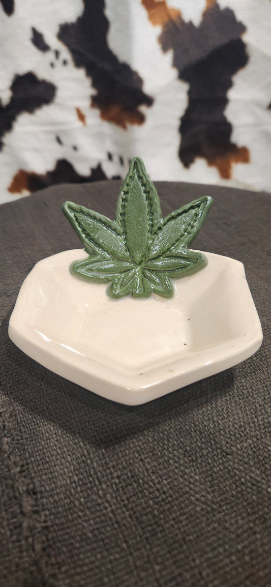 Leaf Solid Hex - Tray