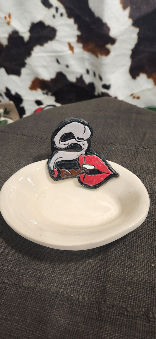 Lips N Spliff Oval - Tray