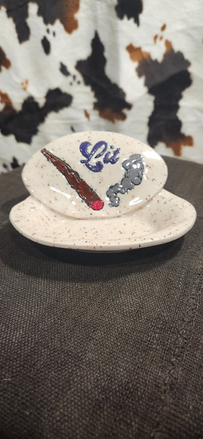 Lit Spliff Oval - Tray