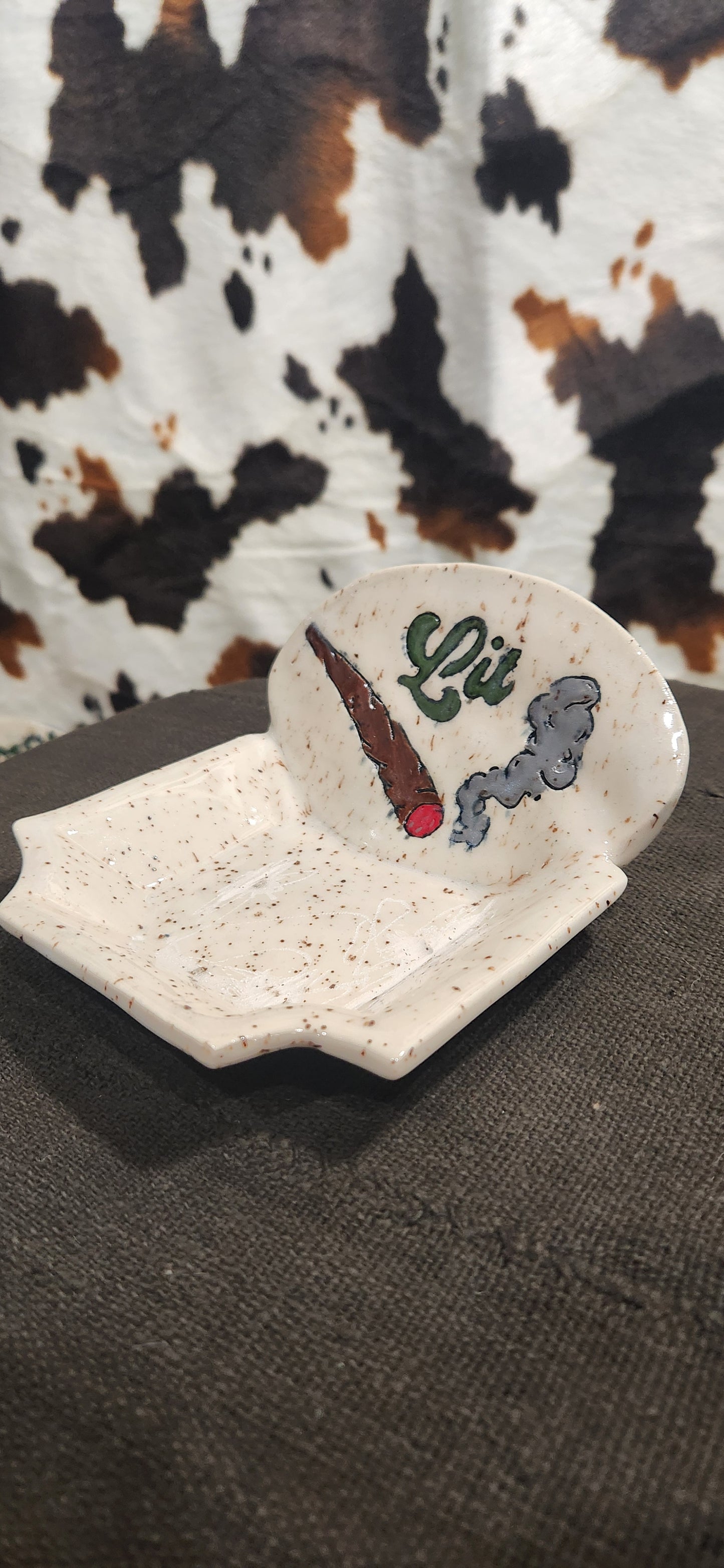 Lit Spliff Square - Tray