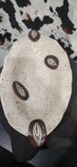 Pussy Bowl Oval Speckled Wt - Bowl