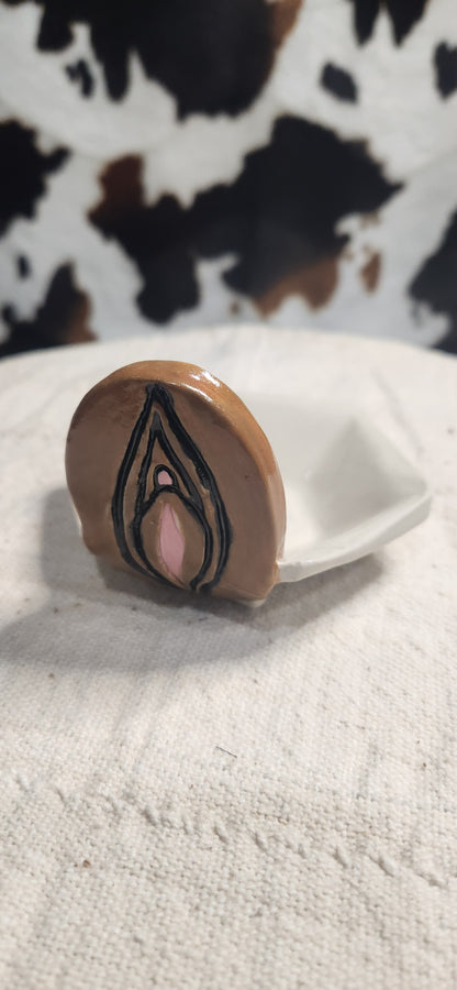 Vulva Tray Hex White - Mini Tray