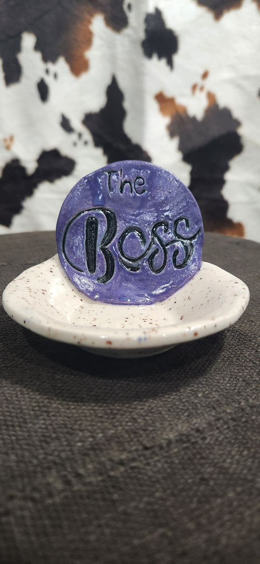 The Boss Speckled Wt - Tray