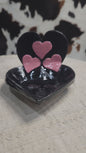 Hearts Pink/Black - Tray