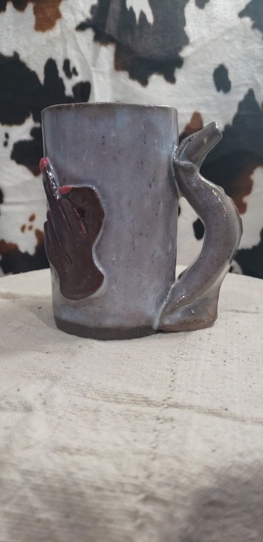 Purple F U Mug