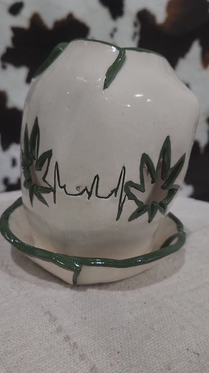 Heartbeat of a Leaf - Candle Holder
