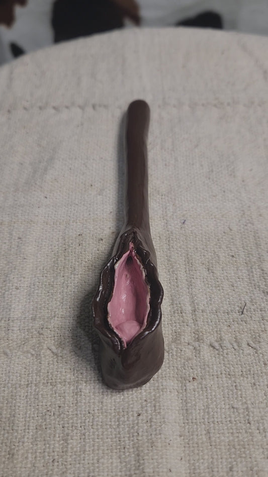 Pussy Pipe Pink/Dk Brown - Pipe